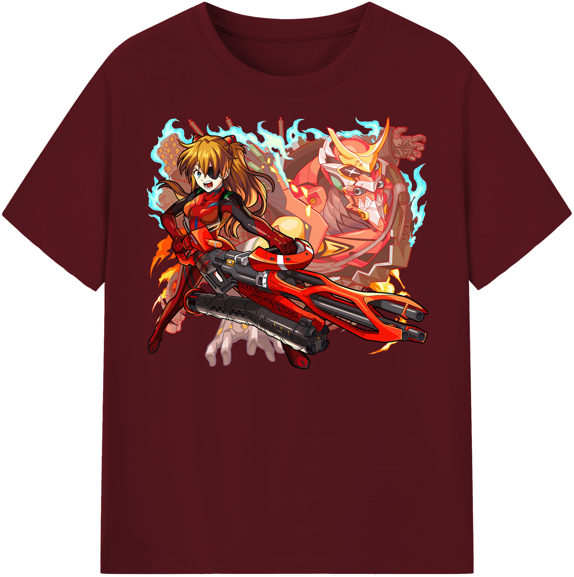 （画像用） EVA 新世紀エヴァンゲリオン 綿100％半袖Tシャツ（フロントプリント）